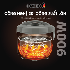 Nồi cơm điện 1,8L Creen CR-R18B