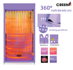 Máy sấy quần áo CREEN CR-TS160