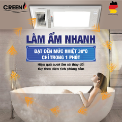 Quạt sưởi nhà tắm thông minh CREEN CR-SMH668