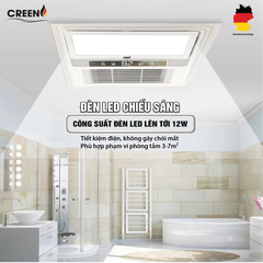 Quạt sưởi nhà tắm thông minh CREEN CR-SMH636 Plus