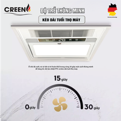 Quạt sưởi nhà tắm thông minh CREEN CR-SMH636 Plus