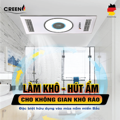 Quạt sưởi nhà tắm thông minh CREEN CR-SMH688
