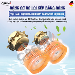 Quạt sưởi nhà tắm thông minh CREEN CR-SMH668