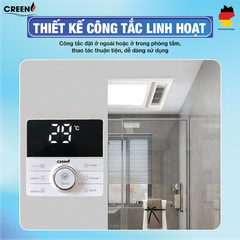 Quạt sưởi nhà tắm thông minh CREEN CR-SMH668