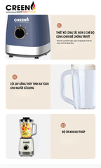 Máy xay sinh tố 3 cối CREEN CR-BL3450