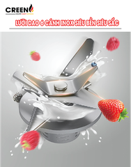 Máy xay sinh tố 2 cối CREEN CR-BL2450