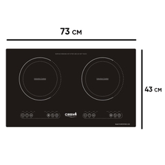 Bếp từ đôi Creen CR-IHPXY875DC1E-400