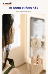 Quạt tích điện phun sương cầm tay Creen CR-H20