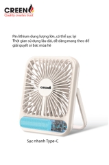 Quạt tích điện mini Creen CR-SK101