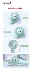 Quạt tích điện cầm tay CREEN CR-DC03