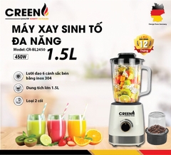 Máy xay sinh tố 2 cối CREEN CR-BL2450