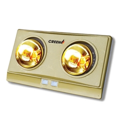 Đèn sưởi nhà tắm 2 bóng Creen CR-02B