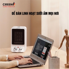 Máy sưởi gốm để bàn PTC cao cấp CREEN CR-H15C