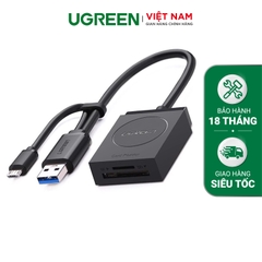 UGREEN USB 3.0 Card Reader TF+SD+OTG CR127 20203