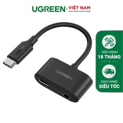UGREEN USB-C to 3.5mm Audio Adapter with Power Supply CM193 70606