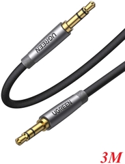 UGREEN 3.5mm Cable Male to Male Copper Case Braid 3m (Brown) AV150 10116