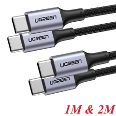 UGREEN USB-C Cable Aluminum Case with Braided Combo 2 sợi 10230