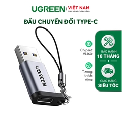 USB A Male to USB-C Male Adpater 3.0 Gray US276 50533