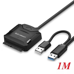 UGREEN USB 3.0 to SATA Adapter Cable + kèm nguồn ngoài CR108 20202