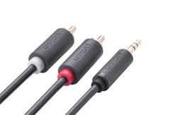 Dây chuyển đổi 3.5mm Male ra 2RCA Male AV102 1m 10772