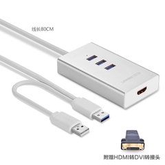 Bộ chuyển đổi USB 3.0 to HDMI +3 cổng USB 3.0 40257 80CM 40257