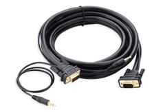 Dây VGA kèm dây AV 3.5mm Stereo VG102 2M 11626