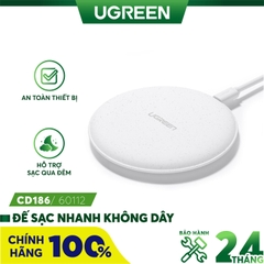 UGREEN QI Wireless charger   (White) Default Title 60112
