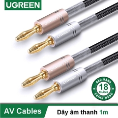Speaker Cable with Gold Plated Banana Plugs 1M 50536