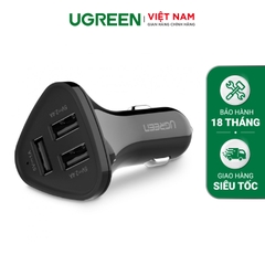 Tẩu sạc 2 cổng 30W Quick Charge 2.0 Đen 40284