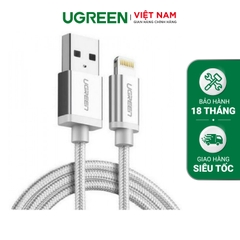 Lighting to USB Cable(Aluminum Nylon Bradi) 1M 30584