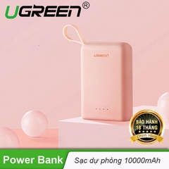 Pin sạc dư phòng 10000mAh màu hồng Ugreen Default Title 60305