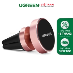 Giá đỡ điện thoại từ tính trên cửa gió ô tô màu hồng Rose Gold 30491