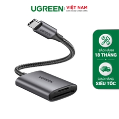 UGREEN USB-C to SD/TF Memory Card Reader Alu Case CM401 80888