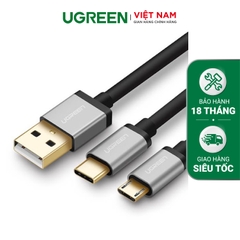 Dây USB sang Micro USB 2 đầu 0.5M 40347