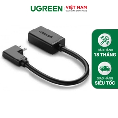 Dây Micro USB vuông góc sang USB đầu cái, hỗ trợ OTG US119 10379