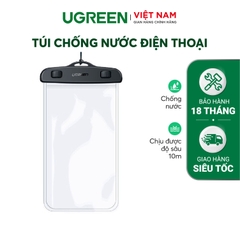UGREEN Mobile Waterproof Bag  (Black) Default Title 60959