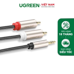 Dây AV 3.5mm ra 2 RCA Hoa sen mạ vàng 24K AV135 1M 20821
