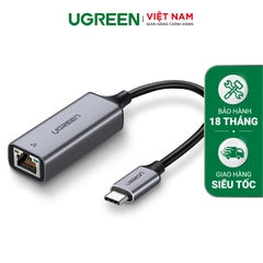 UGREEN USB Type C to 10/100/1000M Ethernet Adapter (Space Gray) CM199 50737