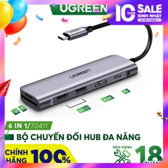 Type C to HDMI +USB 3.0*2 + SD/TF  +PD Converter Default Title 70411