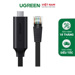 UGREEN USB-C to RJ45 Debug Cable (Black) CM204 80186