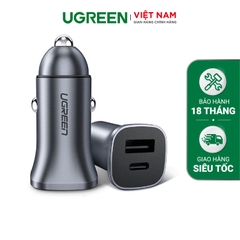 Dual USB Car Charger Silver 30780