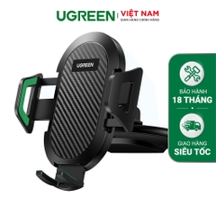 Giá đỡ điện thoại gắn trên ổ CD trong ô tô chất liệu nhựa màu đen Ugreen (60611)
