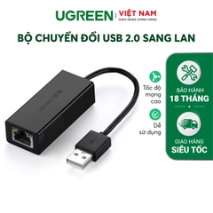 Dây USB 2.0 to 10/100mbps Lan chip AXIS88772  CR110 Black 20254