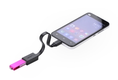 Dây Micro USB OTG dẹt(10cm 12cm) US126 10CM 10821