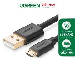 Dây Micro USB 2.0 sang USB mạ vàng US125 0.5M 10835