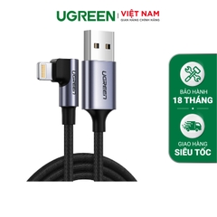 UGREEN USB A to Lightning Braided Cable Nickel Plated Connector US299 60521