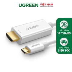 Dây chuyển USB Type-C to HDMI  1.5M white 30841