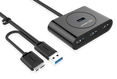 Hub USB 3.0 4 cổng tốc độ 5Gbps chip GenesysLogic GL3520 hỗ trợ OTG CR113 80cm 20284