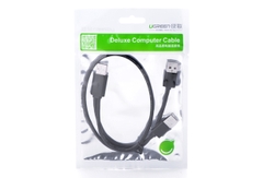 Dây USB 2.0 male x2 to USB A male (1 đầu hỗ trợ nguồn)(1m) US106 1M 10345