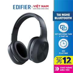 Tai nghe chụp đầu không dây EDIFIER Bluetooth 5.1, model W600BT, dải tần: 20HZ-20KHZ, dung lượng pin 350mAh, màu đen, công suất thu phát không dây dưới 60mW